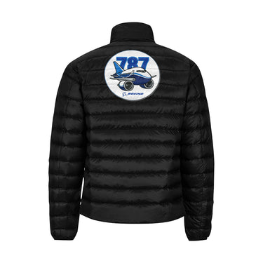BOEING - 787 Men's Stand Collar Padded Jacket e-joyer
